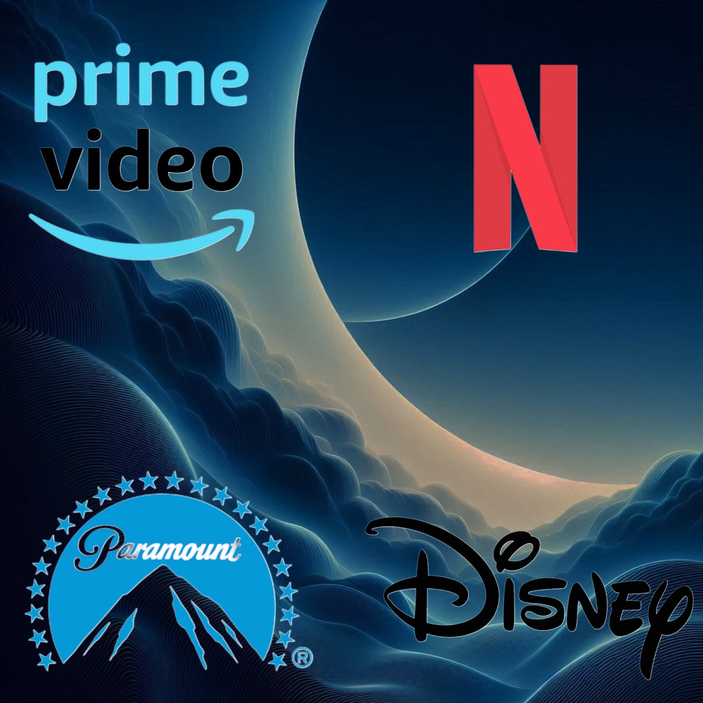 Netflix/prime video/Paramount/Disney